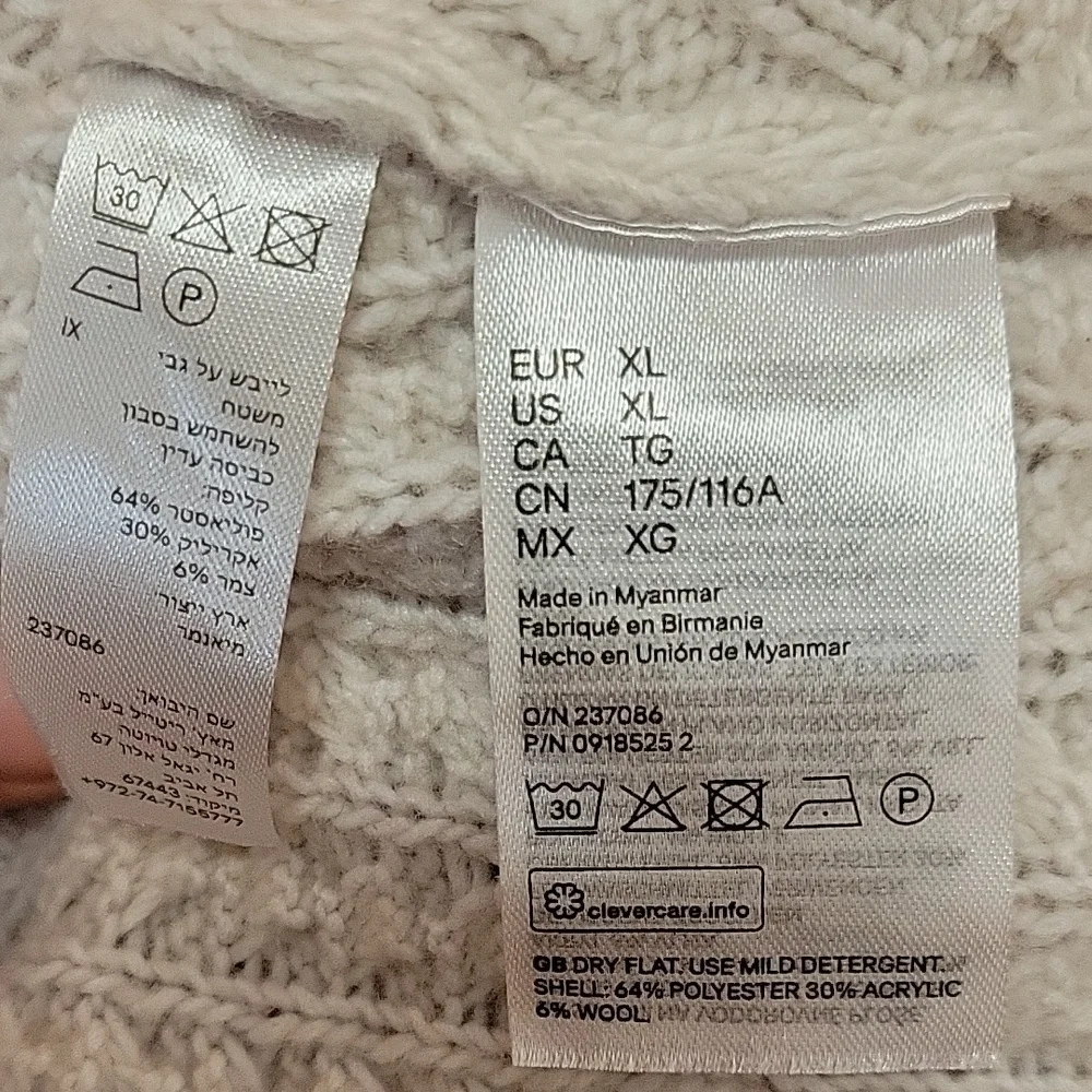 H&M Cable Knit Sweater XL - Picture 6 of 12
